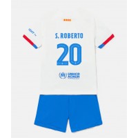 Otroški Nogometni dresi Barcelona Sergi Roberto #20 Gostujoči 2023-24 Kratek Rokav (+ Kratke hlače)
